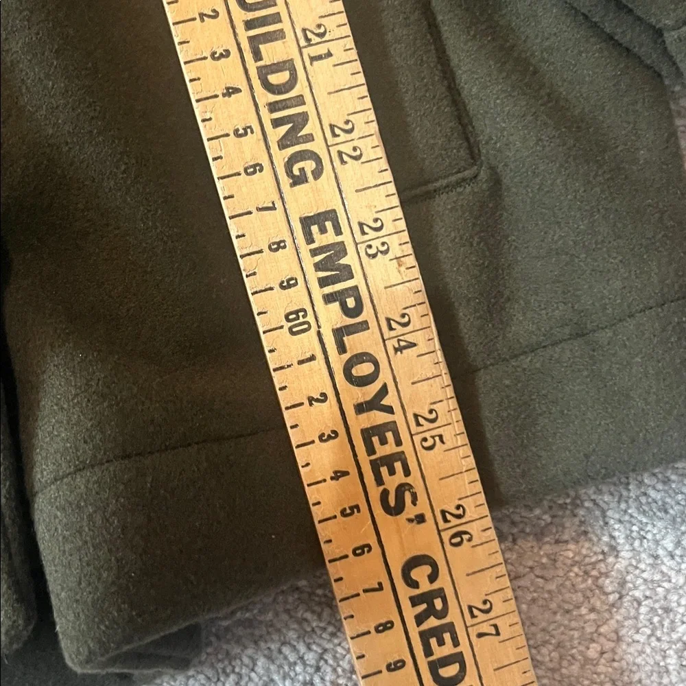 Banana Republic Green Melton Moto Jacket Size M NWT - Picture 9 of 10